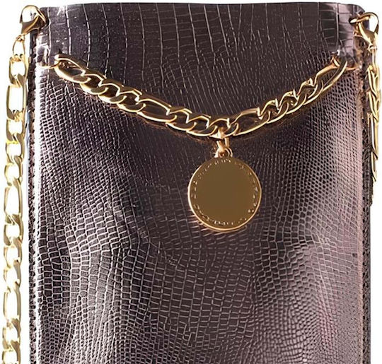 Puro Glam Chain Pliculeț până la 6.7" Maro PGPCCHAIN3XL