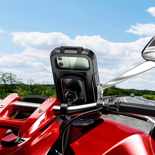 Kewig Mount Phone Motorcycle with Case 5.5-6.3" for Mirror for Mobile 5.5 to 6.8"