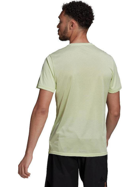 adidas Own The Run Aeroready T-shirt Almost Lime / Reflective Silver