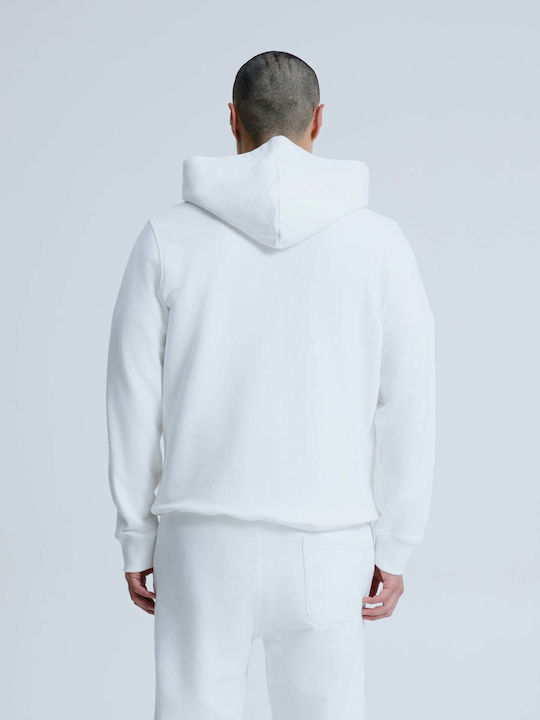 Ζακέτα με Κουκούλα Off White