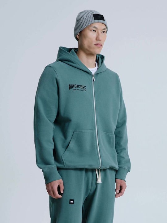 Sweatshirt with Hood Green