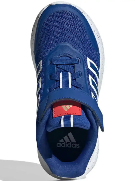 Kids Sports Shoes Running with Hoop & Loop Closure Blue