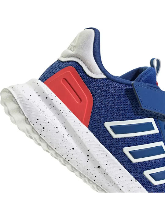 Kids Sports Shoes Running with Hoop & Loop Closure Blue
