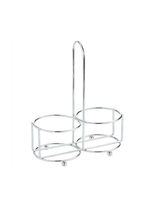Cheffinger Salz Pfeffer Mühlen Manuell Edelstahl Ultra Haltbar Glas Solide Silber