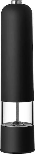 Cheffinger Set 2 Adjustable Electric Salt Pepper Mills White Black