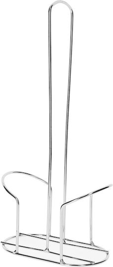 Cheffinger Stainless Steel Bottles Glass Oil Vinegar 2x320ml Solid Stand Silver