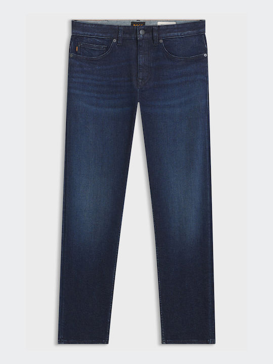 Delaware Herren Jeanshose Elastisch mit Slim Passform Dark Blue