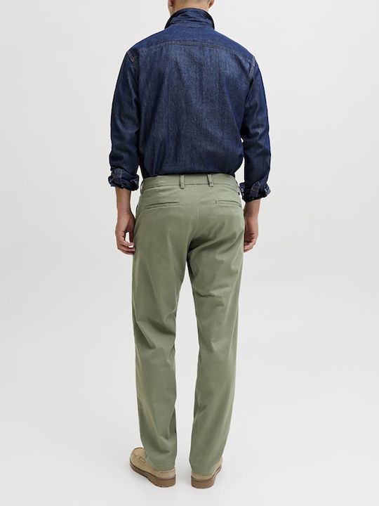 Παντελόνι Chino Ελαστικό Deep Lichen Green Khaki