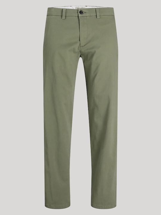 Παντελόνι Chino Ελαστικό Deep Lichen Green Khaki
