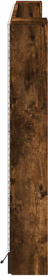 vidaXL Kopfstütze Für Betten Hölzernes Braune 180x103.5cm