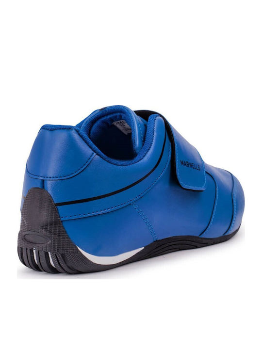 Men's Synthetic Leather Casual Shoes Blue