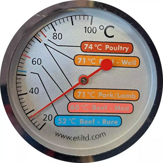 Eti Аналогов Термометър за храна Готвене с игла +100°C / +100°C Eti Аналогов Термометър за храна Готвене с игла +100°C / +100°C