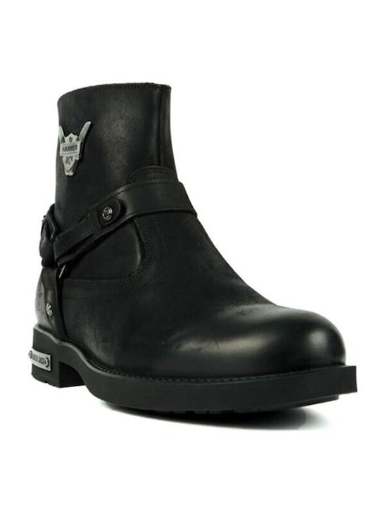 Piele Negru Ghete barbati