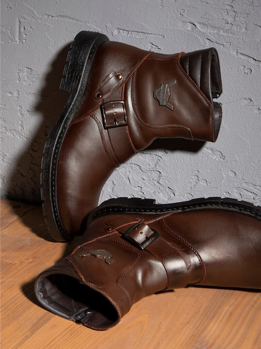 Leder Braun Herrenstiefel