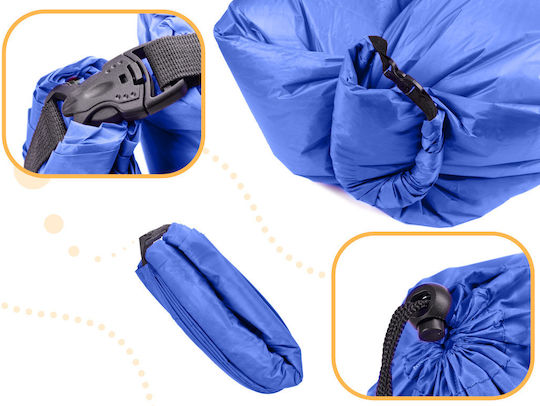 Alista Home Saltea Gonflabilă Lazy Bag Albastră 230x70cm