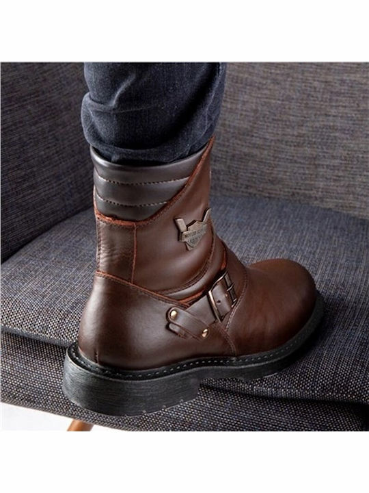 Leder Braun Herrenstiefel