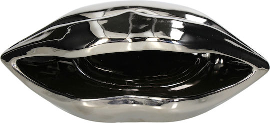 Βάζο Κεραμικό Ασημί 18.5x18.5xΥ42cm Βάζο Κεραμικό Ασημί 18.5x18.5xΥ42cm
