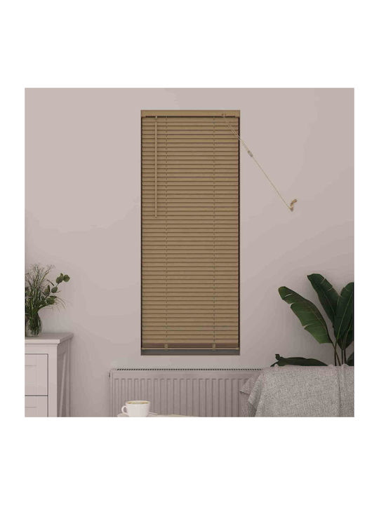 vidaXL PVC Blinds in Brown Colour P50xH150cm