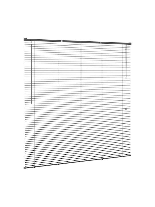 vidaXL Shade Blind PVC in Silver Color L150xH130cm
