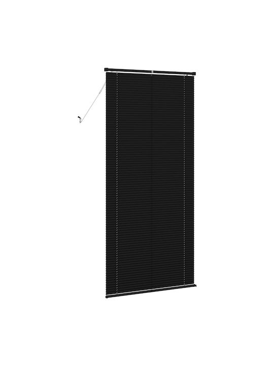 vidaXL Beschattungsrollo PVC in Schwarz Farbe L213xH100cm