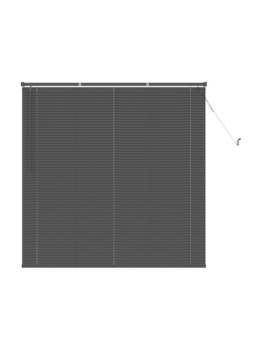 vidaXL Shade Blind PVC in Silver Color L150xH130cm