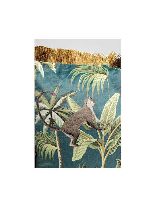Kare Design Sofa Cushion Jungle Fever Green-Gold 45x45cm