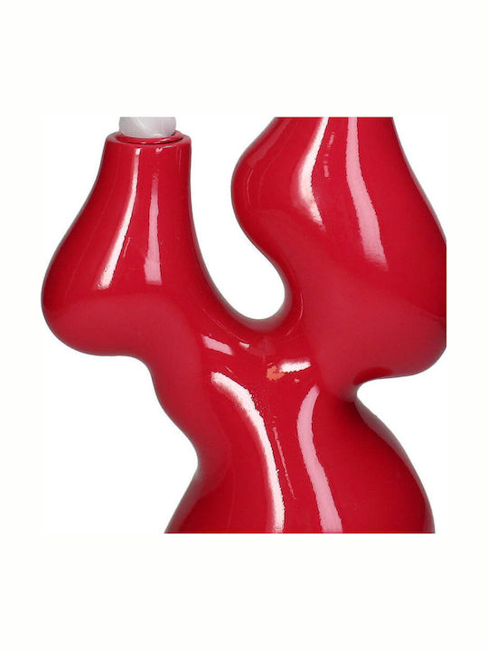 Suport pentru lumânare Ceramică în culoarea Roz 18.7x30.4x13buc 1buc