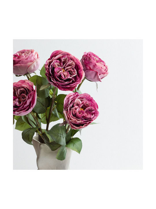 Decorative Artificial Flower Rose Pink 12pcs InTheBox