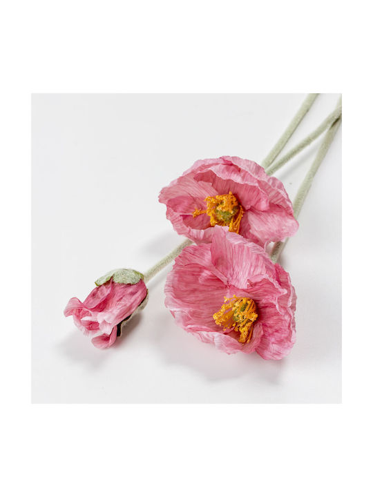 Decorative Artificial Flower Poppy Pink 12pcs InTheBox
