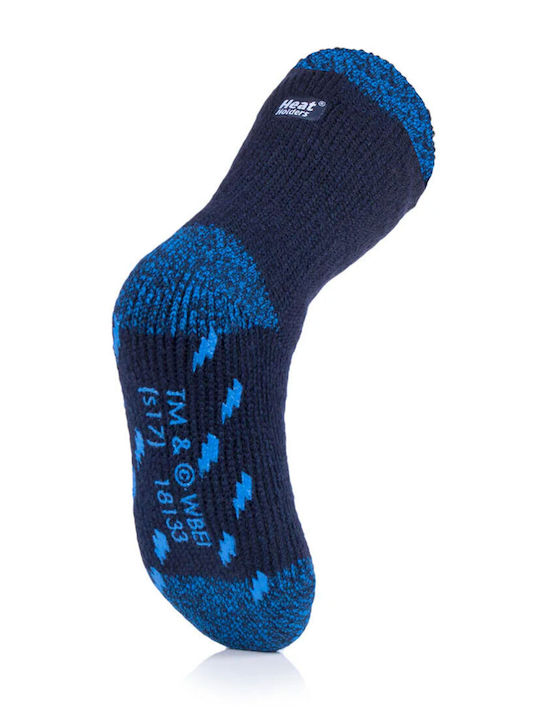 Heat Holders Kids' Long Slipper Socks Blue