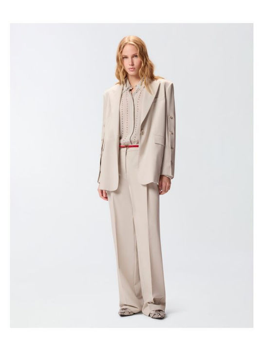 Pinko Damen Blazer Beige