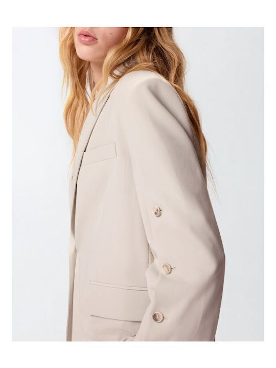 Pinko Damen Blazer Beige