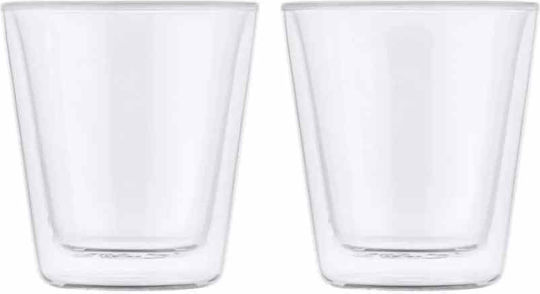 Maxwell & Williams Κούπα Κεραμική Διάφανη 200ml 2τμχ