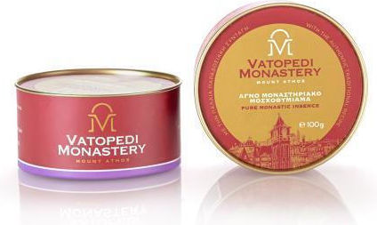 Pure Incense of Mount Athos Old Traditional Recipe 10 X 100g Authentic Product of Vatopedi Monastery Holy Great Monastery Vatopedi 28161 Byzantine