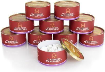 Pure Incense of Mount Athos Old Traditional Recipe 10 X 100g Authentic Product of Vatopedi Monastery Holy Great Monastery Vatopedi 28161 Byzantine
