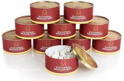 Pure Incense of Mount Athos Old Traditional Recipe 10 X 100gr Authentic Product of Vatopedi Monastery Holy Great Monastery Vatopedi 28167 Myrrh