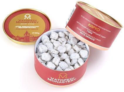 Pure Incense of Mount Athos Old Traditional Recipe 100g Authentic Product of Vatopedi Monastery Holy Great Monastery Vatopedi 28152 Walnut