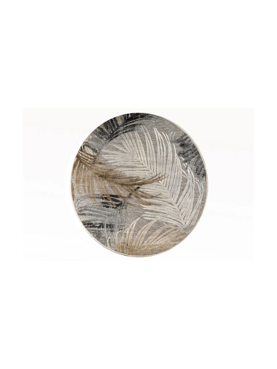 Tzikas Carpets Boheme 18531-070 Rug Outdoor Round Ecru