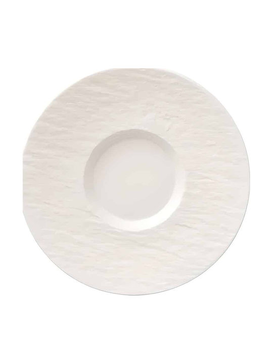 Villeroy & Boch Rock Plate Soup made of Porcelain White with Diameter 27.5cm