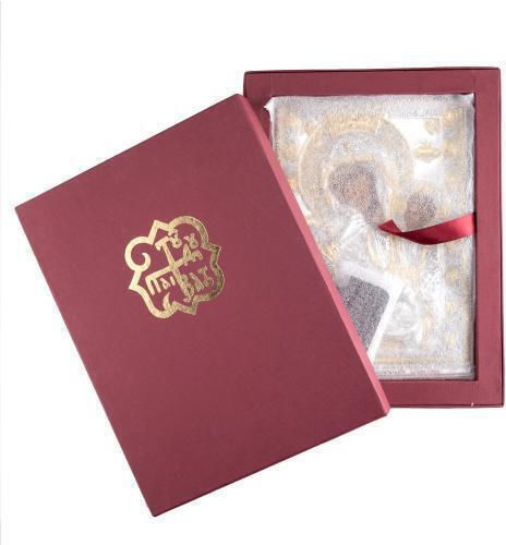 Panagia Paramythia Replica of Miraculous Icon Authentic Product of Vatopedi Monastery Holy Great Monastery Vatopedi 030401000018 24 X 17 Cm
