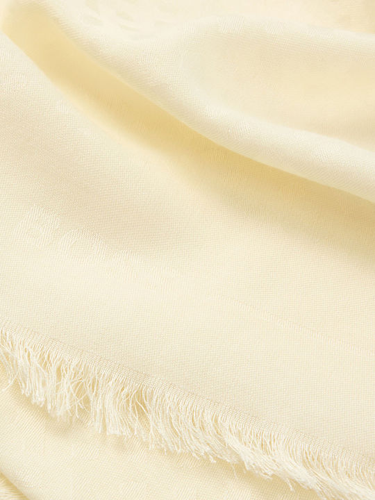 Boss Γυναικείο Φουλάρι Off White