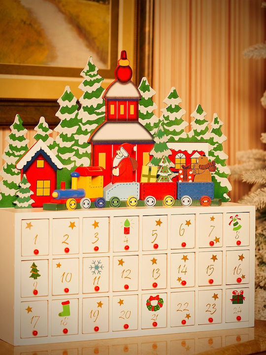 Advent Calendar DIY Ξύλινο