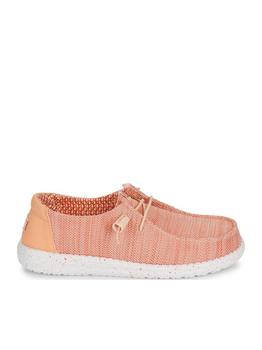 Wendy Women's Moccasins in Orange Color