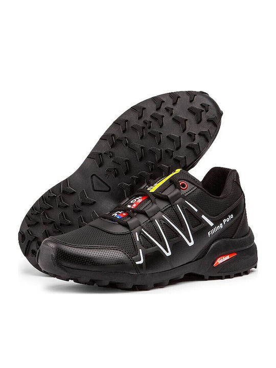 Filling Polo Männer Wanderschuhe Schwarz