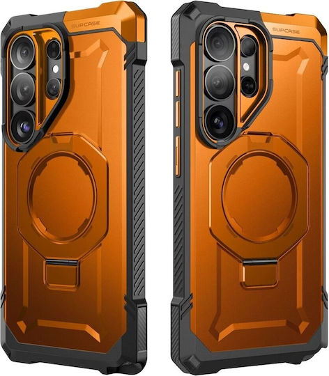 Supcase Unicorn Beetle Grip Mag Wallet Σιλικόνης / Πλαστικό Πορτοκαλί (Galaxy S26 Ultra)