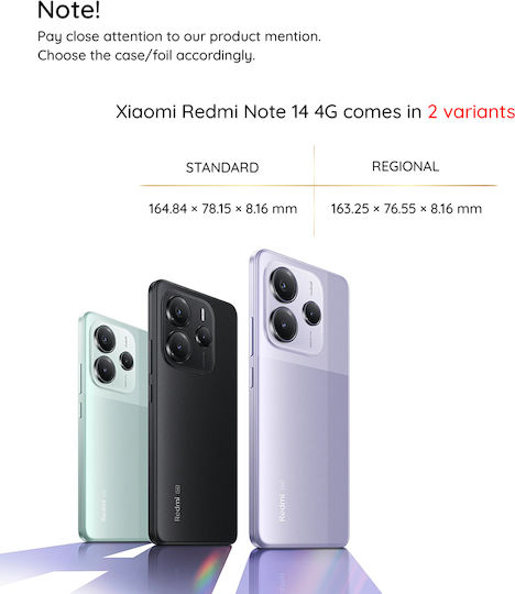 Techsuit Colorverse 360 Vollschutz Transparent (Xiaomi Redmi Note 14)