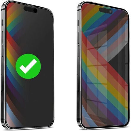 3D Privacy Ματ Tempered Glass Μαύρο (iPhone 17 / 17 Pro / 16 ProXiaomi 17 Pro)