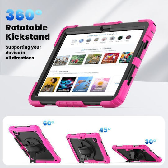 Flip Cover Περιστρεφόμενη Ροζ (Lenovo Tab M11, Xiaoxin Pad 2024)