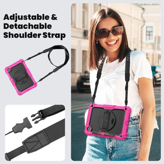 Flip Cover Περιστρεφόμενη Ροζ (Lenovo Tab M11, Xiaoxin Pad 2024)