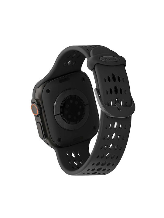 Decoded Silicone Strap Ares O Apple Watch 44 To 49mm Black